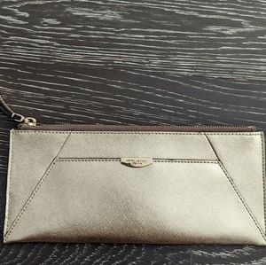 Henri Bendel Gold Wristlet